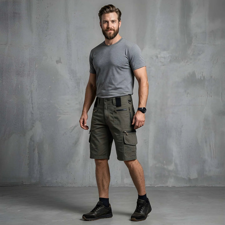 Herren Kurze Cargo Shorts mit Stretch