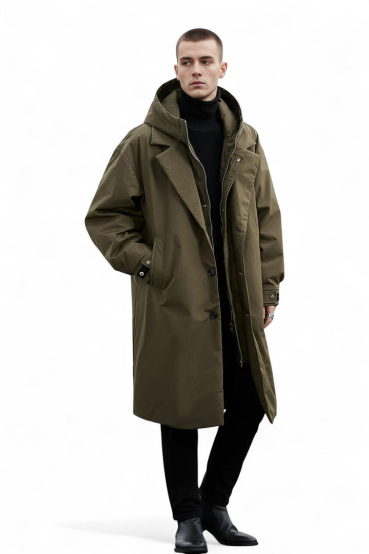 Herren Softshell Trenchcoat | Wasserichte