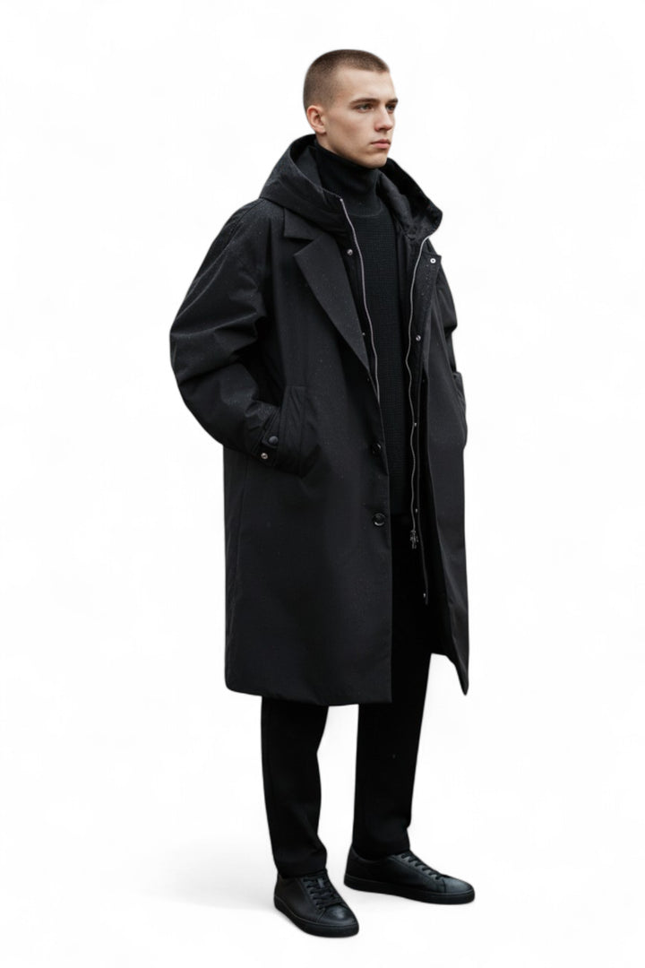 Herren Softshell Trenchcoat | Wasserichte