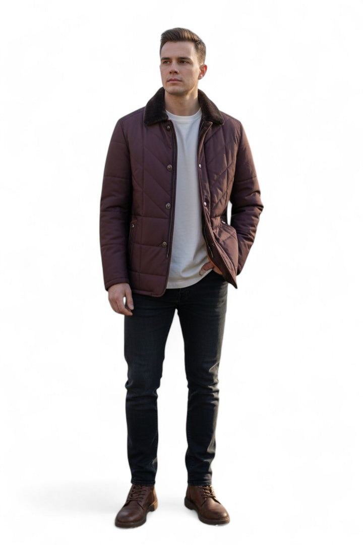 Herren Stepp Jacke | Warm