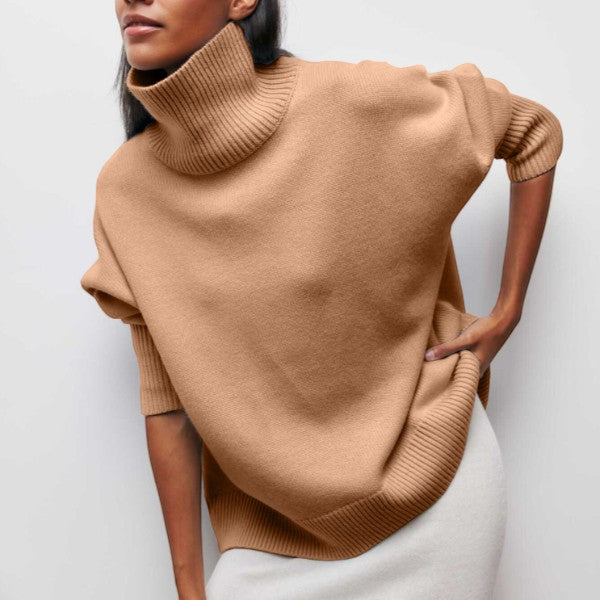 Damen Rollkragen Pullover | Warm