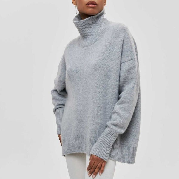 Damen Rollkragen Pullover | Warm