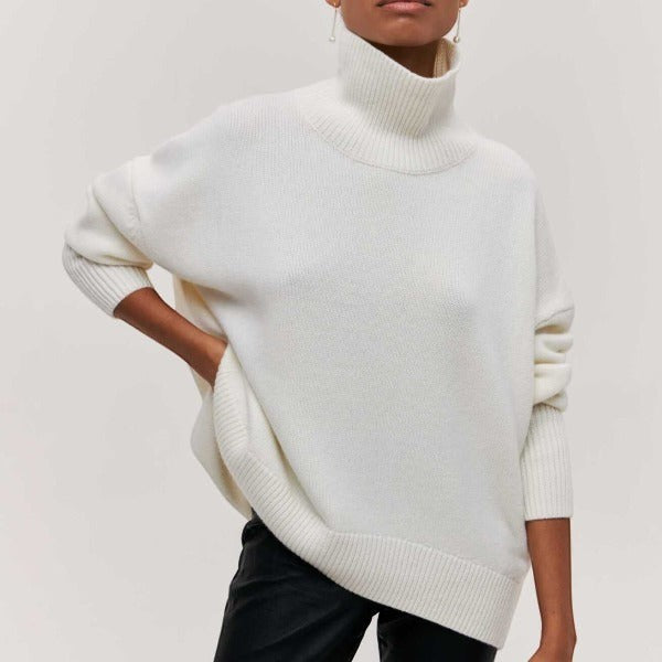 Damen Rollkragen Pullover | Warm