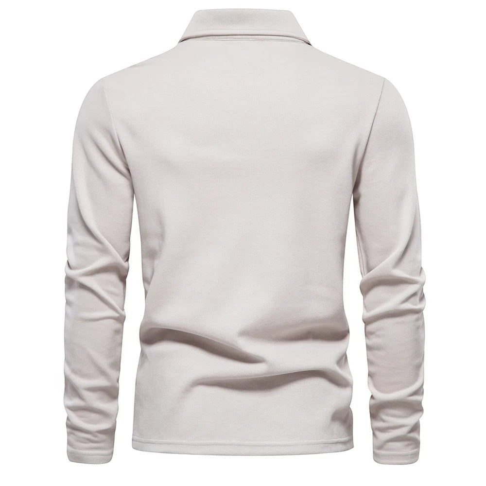 Herren Langarm Polo | Sport