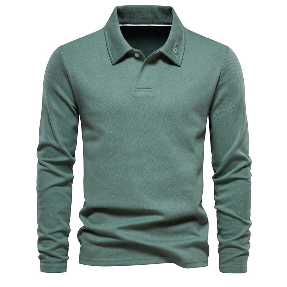 Herren Langarm Polo | Sport