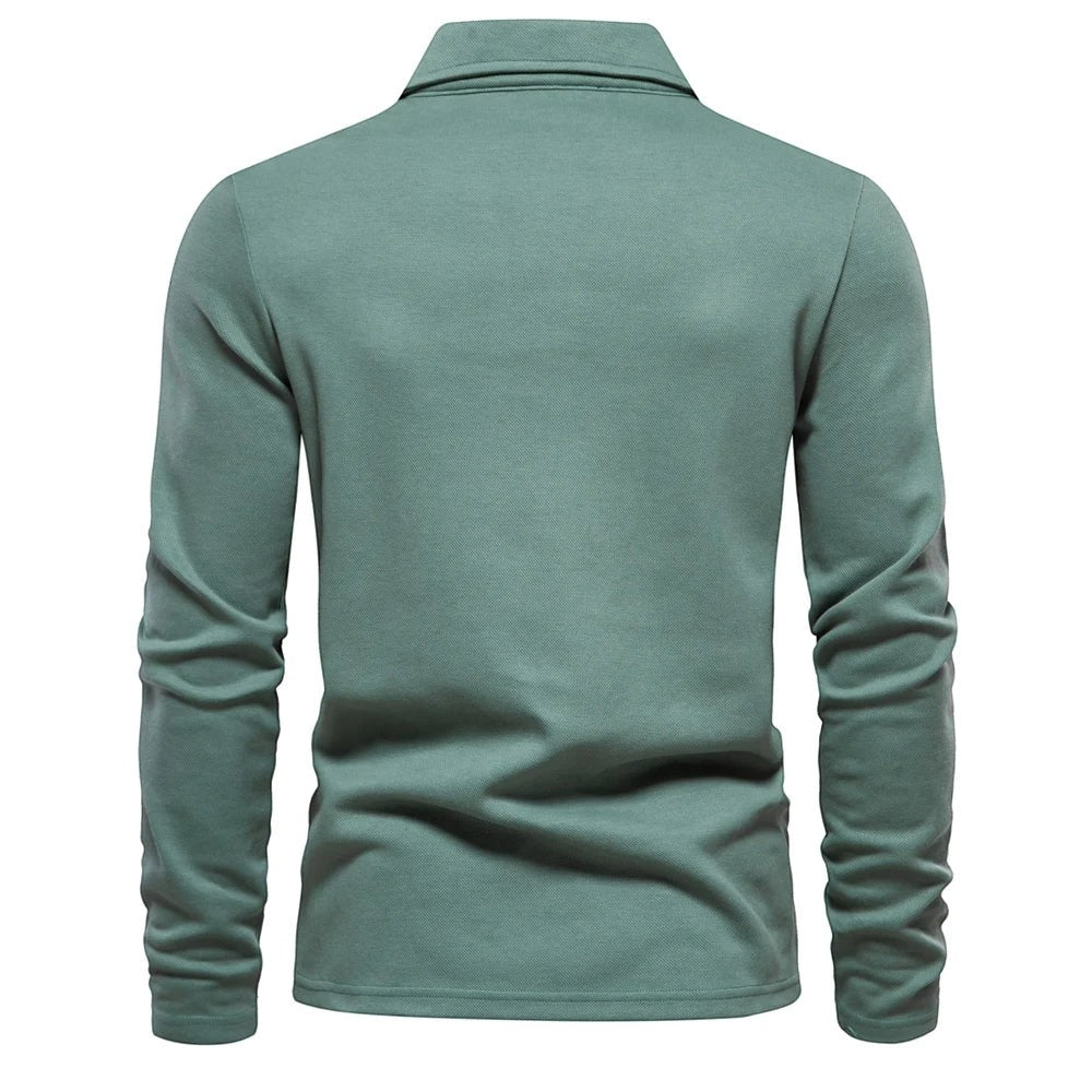 Herren Langarm Polo | Sport