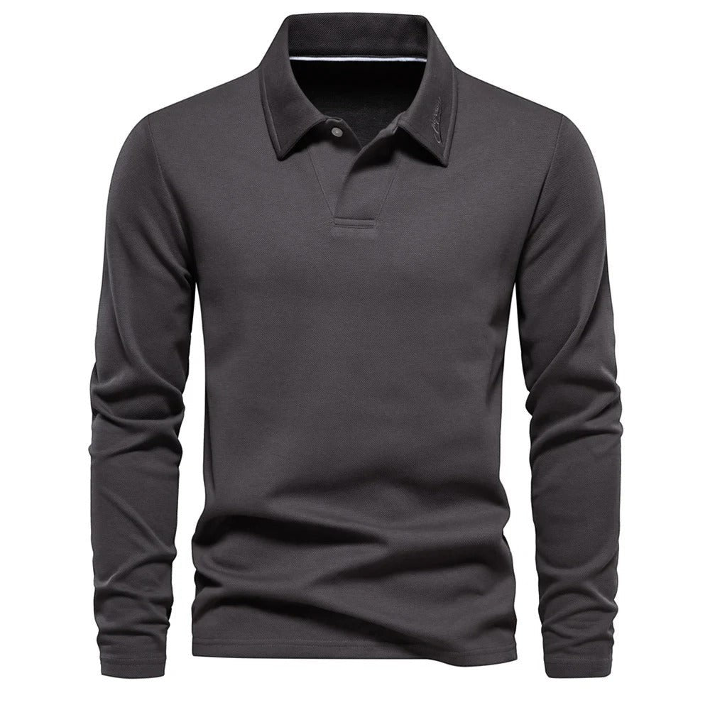 Herren Langarm Polo | Sport